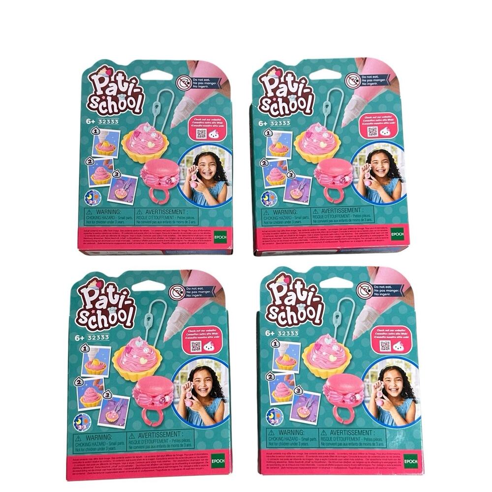 Pati school DIY Cupcake and Macaron Craft Kit Set Model 32333 MPN Lot of 4 New